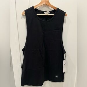 ALO Yoga society Black Tank Top M
